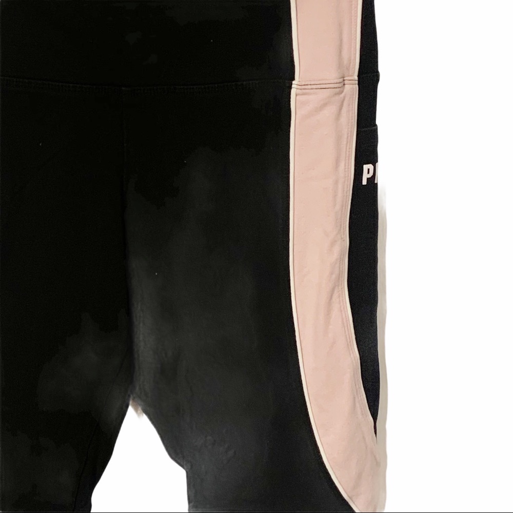 Victorias‎ Secret Pink Medium Yoga Black Pink Trim Legging - Picture 2 of 4